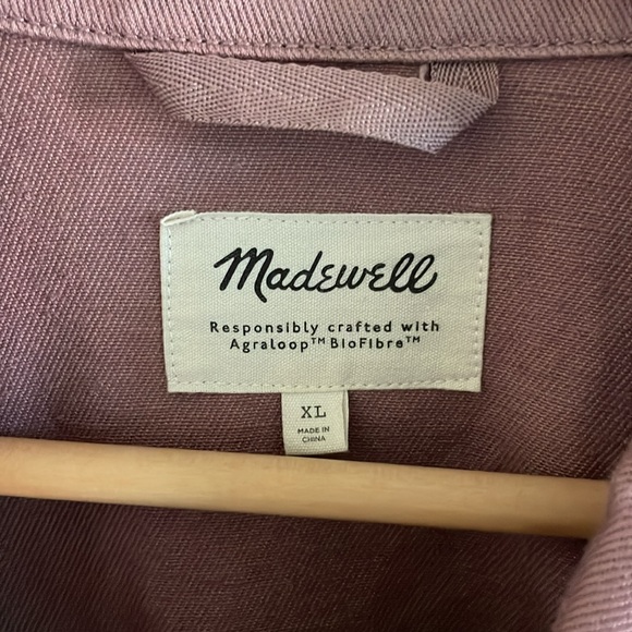 Madewell (Re)sourced BioFibre™ Chore Jacket in Faded Mauve XL - Picture 6 of 7